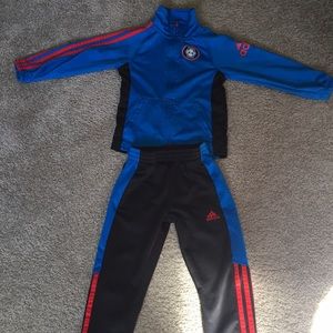 Boys Adidas jacket and pant set